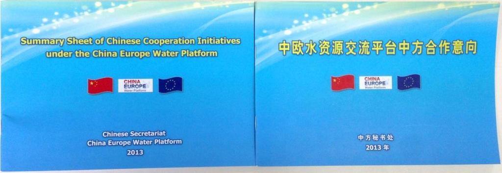Background Cooperation initiatives collection in Jan. 2013 within water sector institutions.