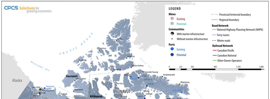 Context of the Canadian Arctic In 2011, the population in the study area was 162,100 individuals.