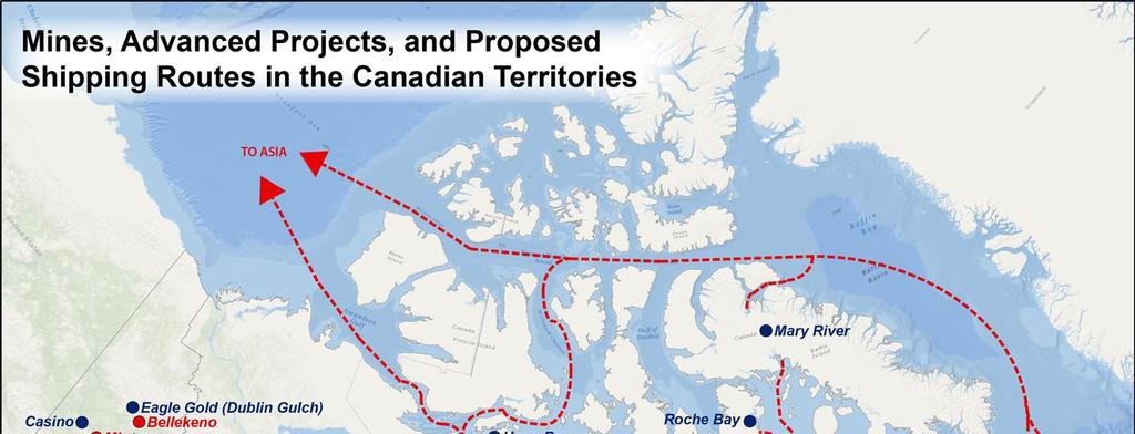 Context of the Canadian Arctic Many proposed plans for 22 major
