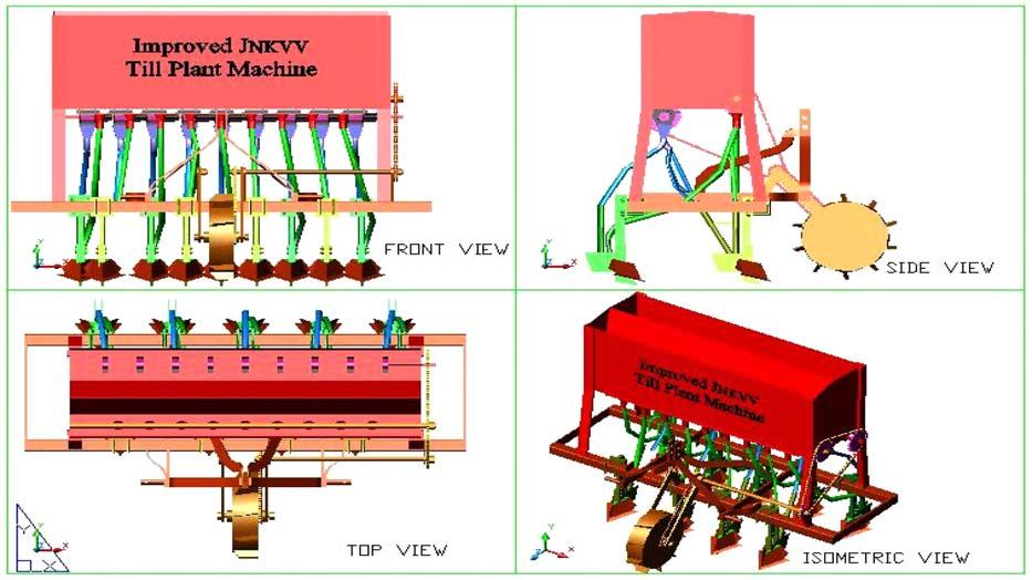 June, 2011 Modification and performance evaluation of tractor drawn improved till plant machine under vertisol Vol. 13, No.