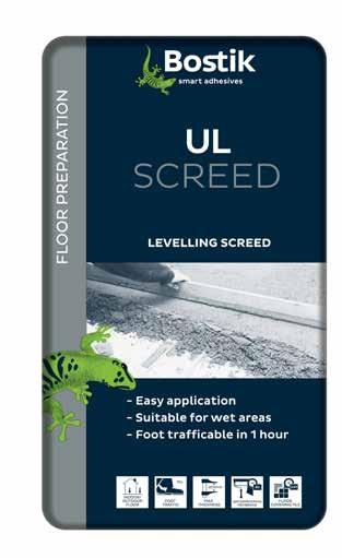 Floor Screed UL-Screed DESCRIPTION A fast setting high build modified cementitious underlay.