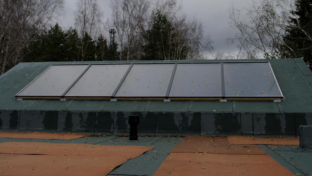 12 m 2 roof integrated solar thermal