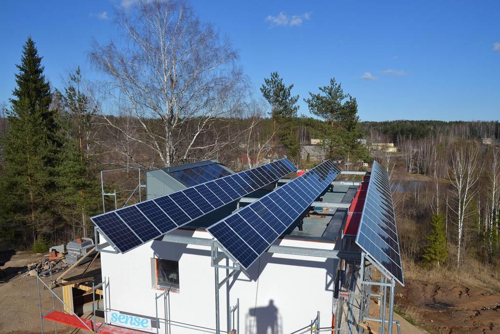 Aim: net zero energy house 90 m 2 PV panels SolarWorld Sunmodule Plus