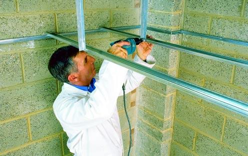 Suspension Select the fixing centres suited to the ceiling loading. (See Loading Information below). Fix Knauf Soffit Cleats to the structural soffit with suitable fixings.