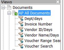 Dept/Days Enter department number and the number of previous days you want the search to include. When the results are displayed double click on any of the items you would like to view or print.