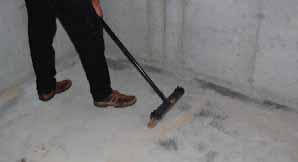 PLATON SUBFLOOR SYSTEM Lifts the floor off damp, cold concrete and allows the concrete to