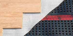 - B Other floor coverings require a load spreading sheet or subfloor (Minimum 7/16 OSB) Fit