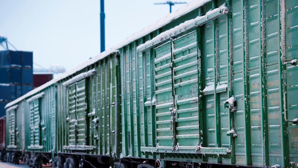 3 Services Rail Services Nurminen provides import and export logistics and diverse project and special transport services in rail transport between Finland and Russia and within Russia and its