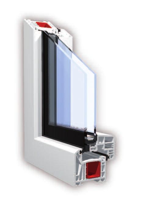 The GlassWin System The exceptional product among bonded PVC-U windows The characteristic feature is the adhesive join between the glass and PVC.