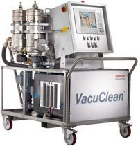of the saturation of water in oil With optional data memory, network or alarm module VacuClean Oil