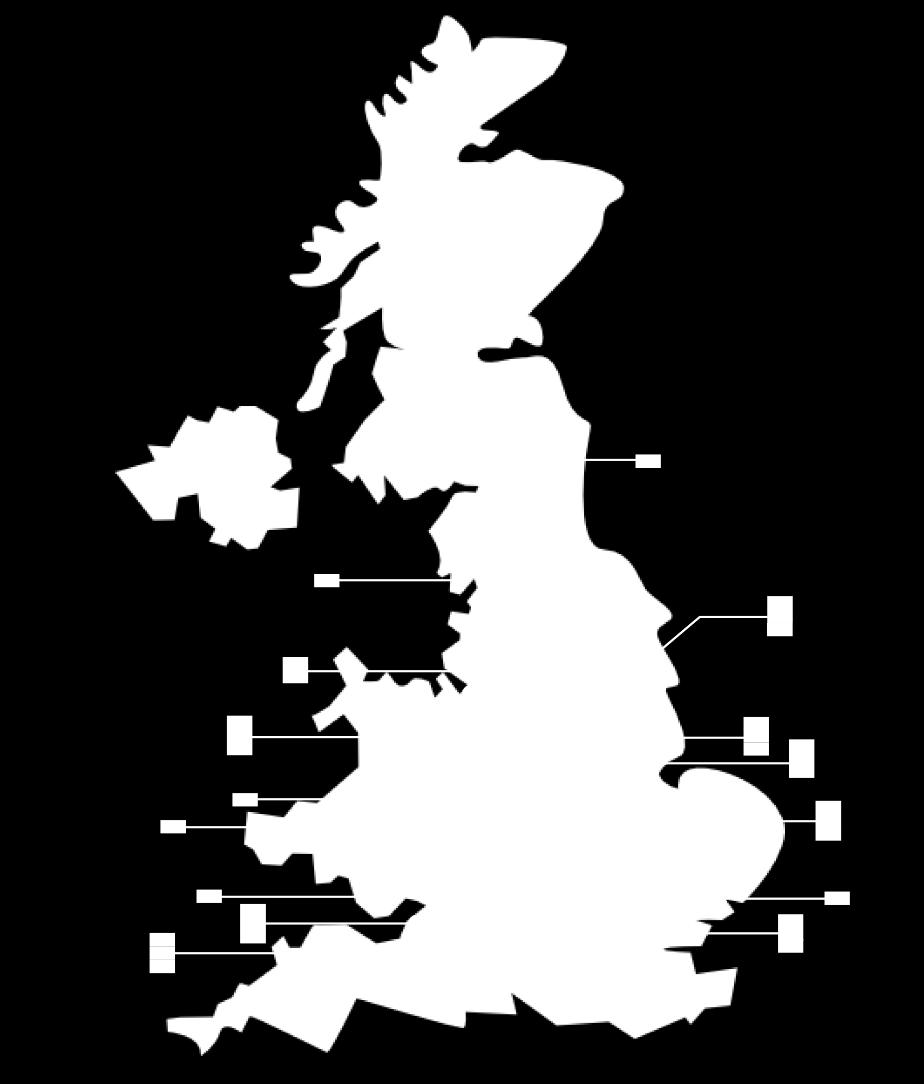 Introduction: Locations Waldeck have a strong national presence with the ability to deliver projects across the UK.