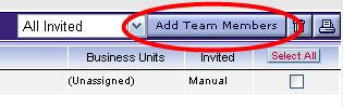Host/Co-Hosts>Define Team Defining Team Members allows for event collaboration and shared responsibility with other users within the buyer organization.