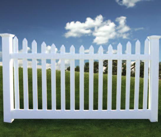 Picket Spacing: 3'' or 1 3/4'' Posts: 4'' x 4'' or 5'' x 5'' for 6'h Pool Code: 5', 6'h GALLOWAY