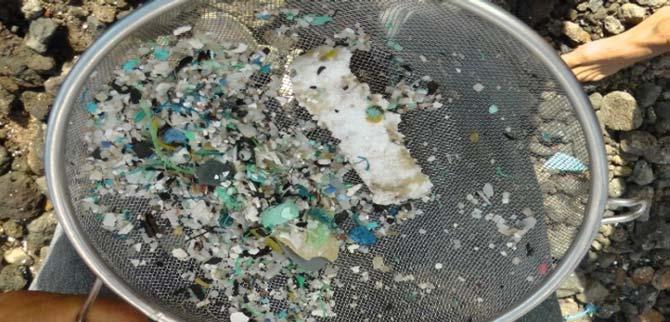 What are microplastics? Plastic particles smaller than 5 mm Particles solid particulates e g fibers, fragments, flakes Plastic broad def. incl.