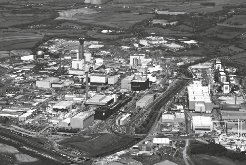 1 3 2 2 1 2 3 4 5 6 7 Windscale prototype AGR, 1962 81 Two Windscale plutonium-production piles, 1950 57 B-205 Magnox Reprocessing Plant, 1964 New Secure Storage Facility, 2010 Sellafield MOX plant,