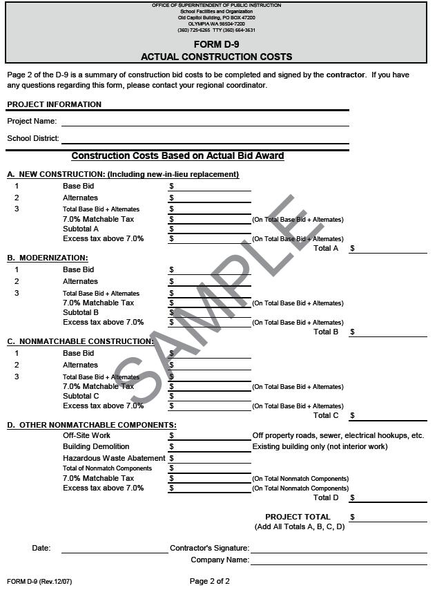 STATE CONSTRUCTION ASSISTANCE PROCESS AND FORMS