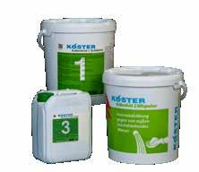 Technical Data KD System Negative side waterproofing system against active leakages Technical data KÖSTER KD 1 Base: Setting time (20 C,