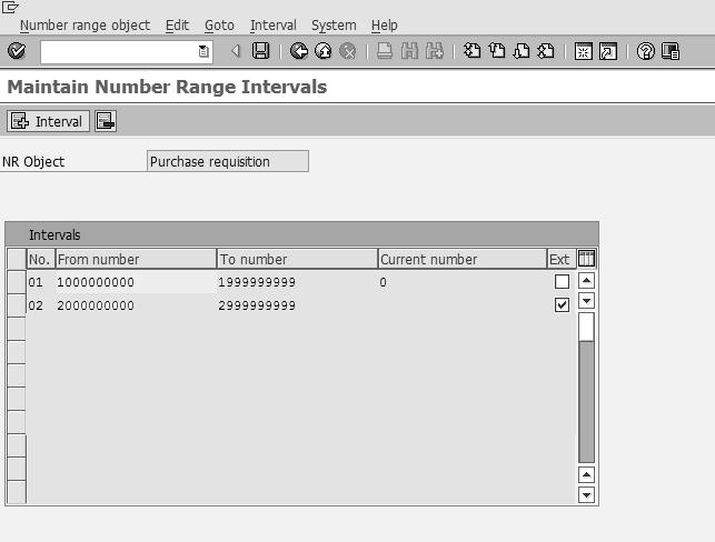 Step 2: Select edit mode of Intervals tab.