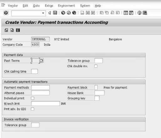Step 6: Fill in the terms of payment that are defined between the