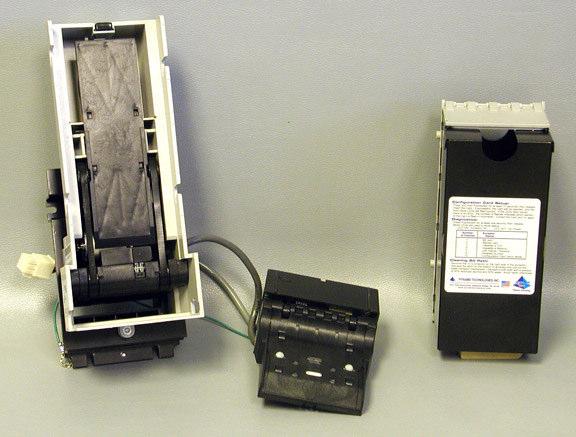 OEM Bill Acceptors Use canned air regularly to remove dust and debris from bill path.