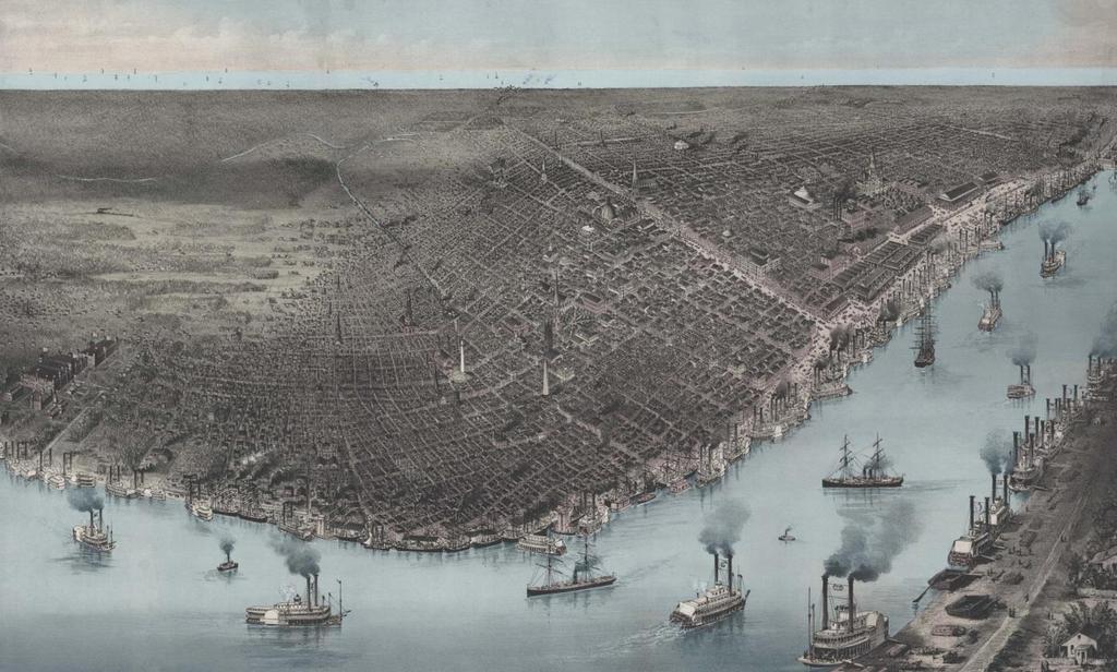 We are a city that was built for access New Orleans was settled by the French in 1718 on the high ground adjacent to the Mississippi River-only 14 feet above sea level.