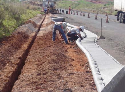 Traditional roadside trench drains can often be replaced with
