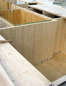 The contractor was delighted with the +/- 5mm tolerance achieved with the timber construction, compared with the 10mm normally expected in concrete structures.