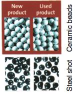 Glass Beads and Glass Grit Glass bead is a round glass used in peening and surface finishing on tight tolerance machined surfaces.