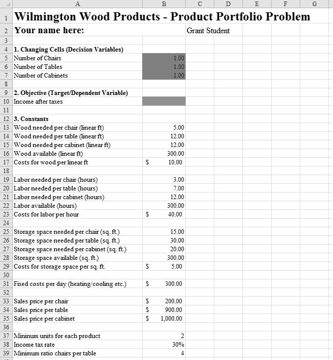 114 Gebauer/Matthews: MIS 213 Hands-on Tutorials and Cases, Spring 2015 Figure 6-1: Parts 1 to 3 of the Worksheet Part 4: Calculations, and Part 5: Income Statement contain the various formulas that