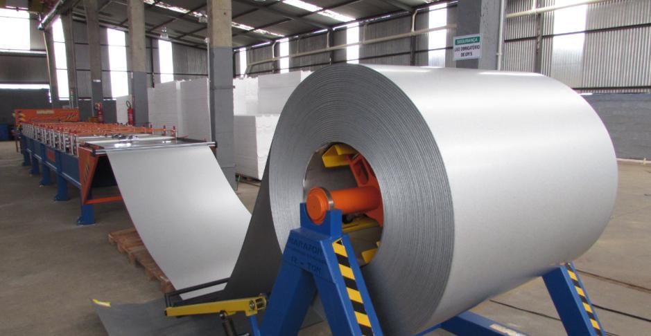 manufactured from steel coils zinc