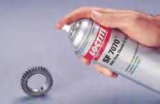 LOCTITE Primers: Used to ensure cure on inactive surfaces and speed the cure of machinery adhesives.