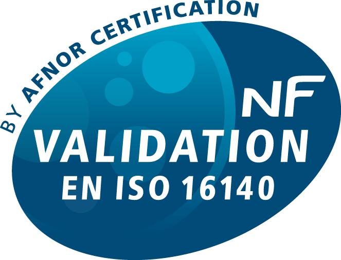 NF VALIDATION by AFNOR CERTIFICATION as per EN ISO 16140 protocol The RAPID'Salmonella method has been certified NF VALIDATION as alternative to reference method NF EN ISO 6579, according to the ISO