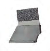 This tool consists of a super tough 25 or 100 diamond grit that is bonded to a metallic backing and