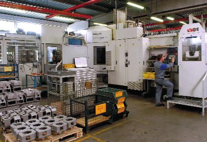 manufacturing equipment Wide inventory of components allowing assembling