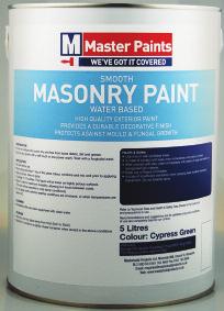 EXTERNAL COATINGS MASONRY PAINT SMOOTH A HIGH QUALITY EXTERIOR PAINT FOR WALLS & RENDERED SURFACES. Provides a durable decorative finish. Protects against mould and fungal growth.
