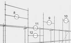 performed by the scaffolding erector, a fall-arrest system, an advance guardrail or other suitable higher order control (e.g. sequential erection or fully decking each lift) may be necessary for assembly, modification or dismantling of the scaffolding.