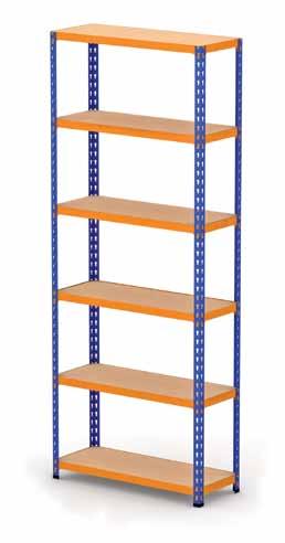 Medium-Duty Metal Point Shelving Medium-Duty Metal Point Shelving An attractive design means that these