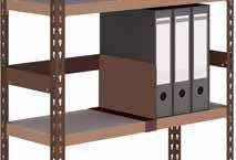 Medium-Duty Metal Point Shelving Beam This is the profile which is fitted to the bracket, used to bear the