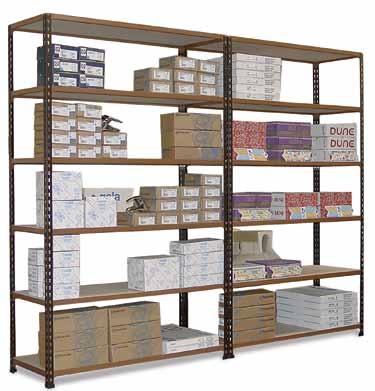 Features of Metal Point Shelving A boltless storage system that can be easily adapted to any setting, from the warehouse to your home.