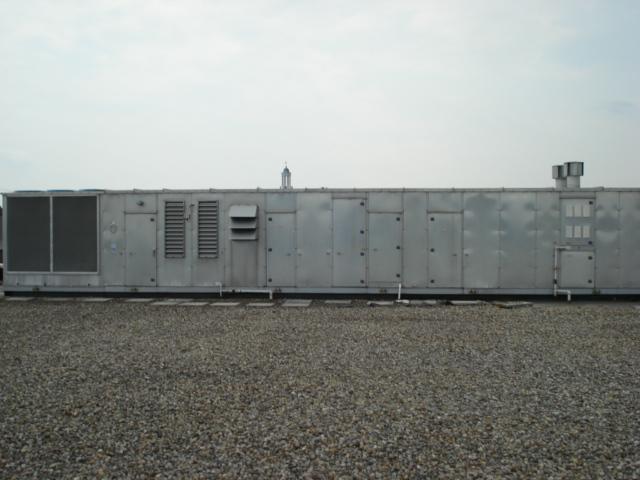 roof-mounted, gas fired, heating (electric cooling) units.