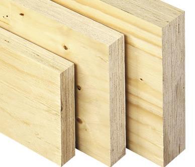 not possible with lumber or OSB Laminated Veneer Lumber