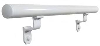 www.ezhandrail.com EZ ADA 1.9" Round Handrail Kits with Wall Return Ends & Brackets All models include Wall Returns and mounting brackets for Interior & Exterior Use EZ ADA 1.