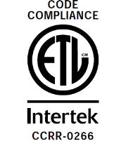 3 Packaging of deck boards shall also be identified with the Intertek identification mark and Code Compliance Research Report number (CCRR-0266) as shown: 9.