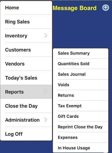 Lightning for the iphone: Multiple sales reports,