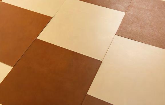 The virtually unlimited combinations of colors, shapes, and tile dimensions allow for truly custom applications for floors, stairs, and walls.