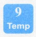 (LOW / INTERMEDIATE / HIGH) Temperature Displays the feed and the product water temperatures. Press the key again to toggle between two temperatures.