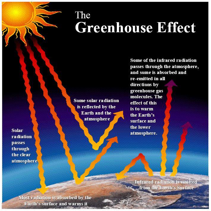 How is the Increase in Atmospheric Carbon Dioxide Linked to Global Warming? Carbon dioxide, water vapor, nitrous oxide, and methane are naturally occurring gases in the Earth s atmosphere.