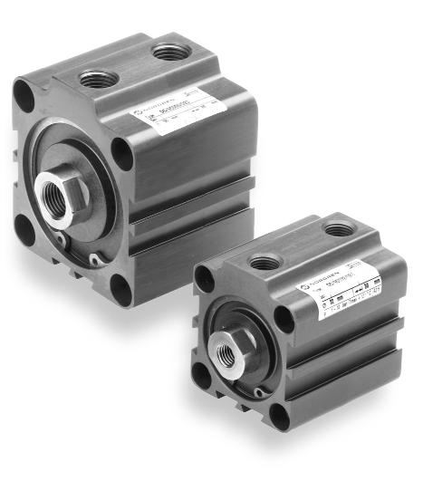 D/..., DC/95000, D/..., DC/96000 Compact cylinders Single acting Ø 12 to 50 mm ight weight Compact design, which is considerably shorter than IS/VD or NF equivalent.