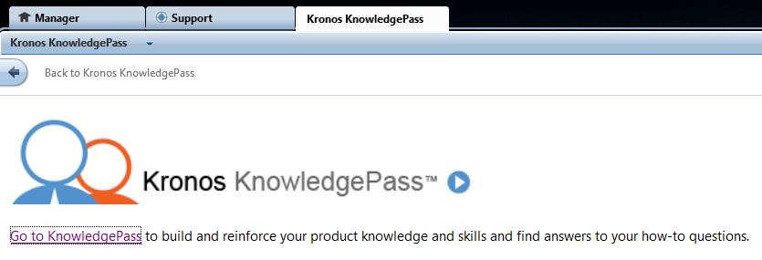 KnowledgePass provides just-in-time training or refresher training, for tasks specific to your job role.