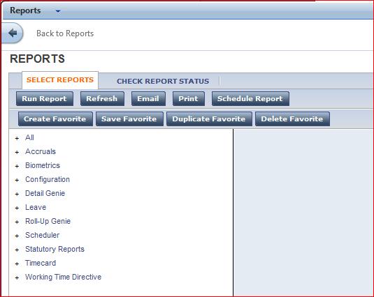 2. On the Select Report tab, click the plus (+) to display a category s contents.